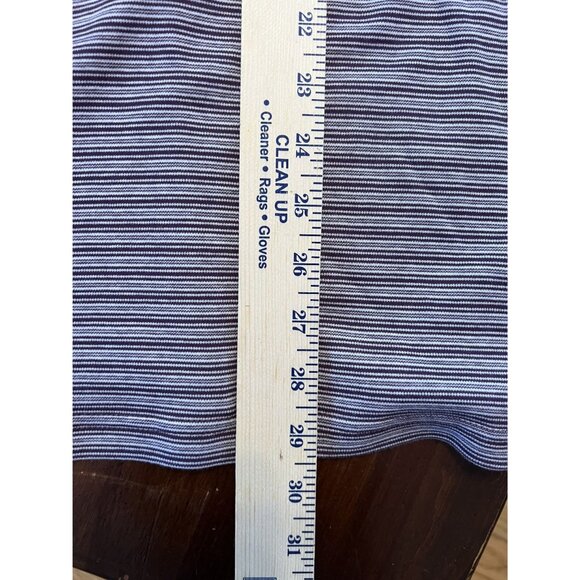 Michael Kors men's purple/white triped polo shirt size XL BUtton neck - Picture 8 of 8